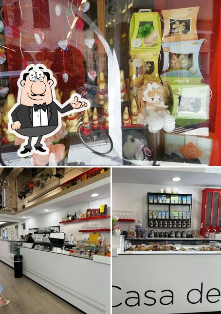 Dai un’occhiata alla foto che raffigura la interni e cibo di CASA DEL CAFFÈ