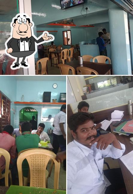 The interior of Musiri Kongu Parotta Stall (A/C)