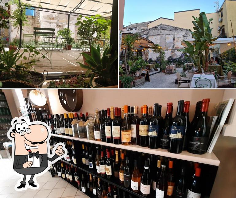 La esterno e interni del ristorante