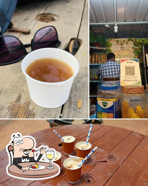 The restaurant's food and beverage