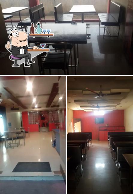 The interior of Restaurant Muskan Inn