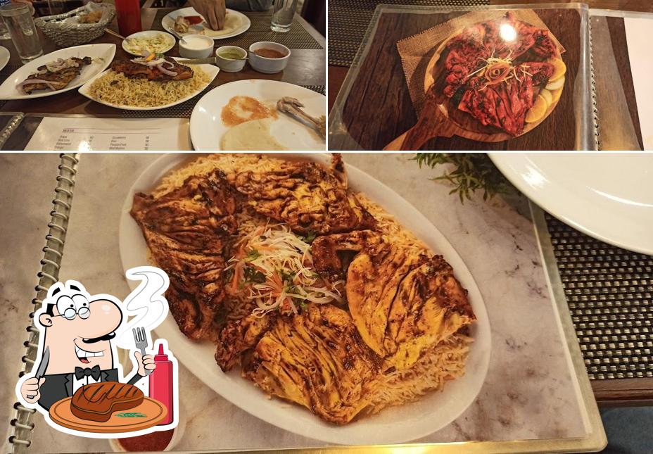 Pick meat dishes at Smokey's Bathery