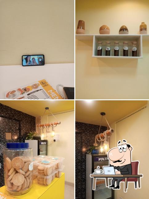 The interior of TeaMax cafe