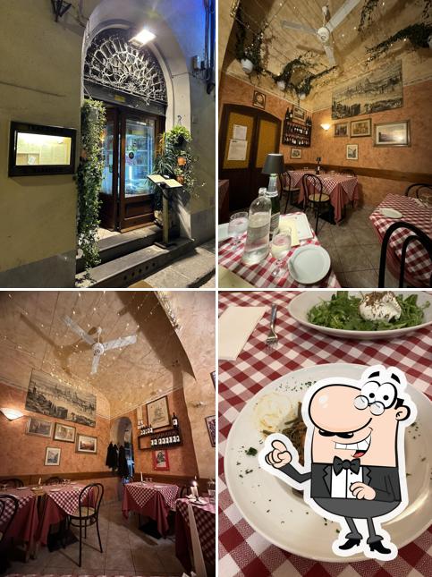 Siediti a un tavolo di Trattoria Il Bargello
