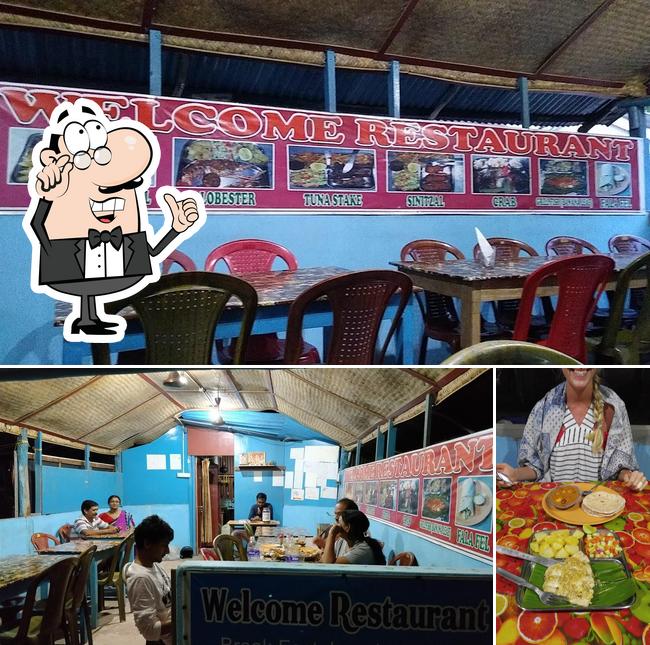 The interior of Welcome restaurant
