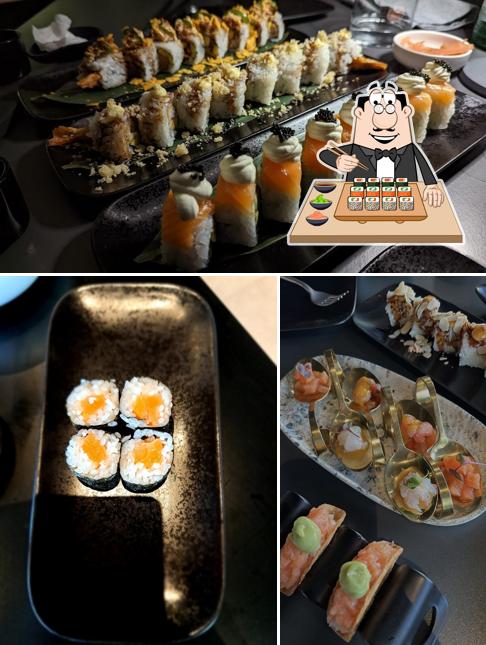 Prenditi le diverse opzioni di sushi