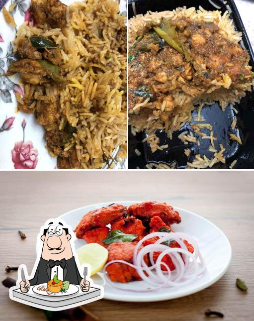 Meals at Mani's Dum Biryani