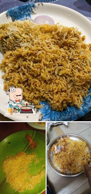 Fried rice at Luckey Biryani Restaurant