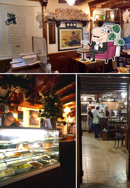 Dai un'occhiata agli interni di Trattoria Al Ponte di Borgo