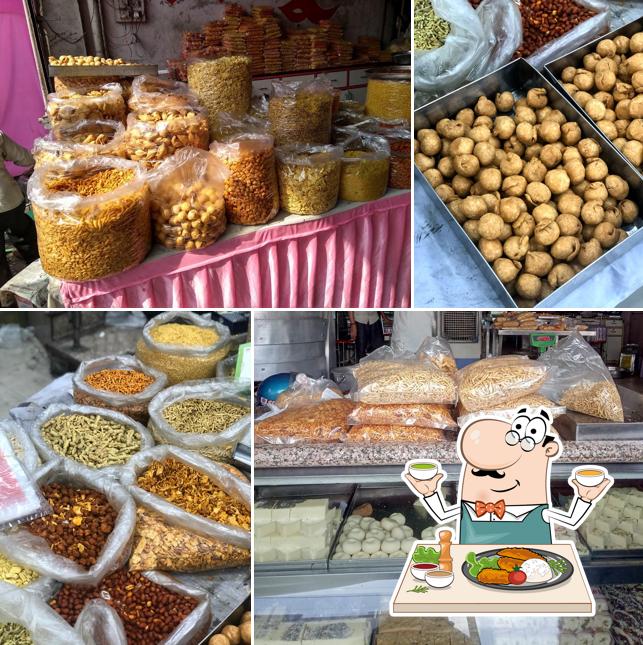 Food at Brijwasi Misthan Bhandar