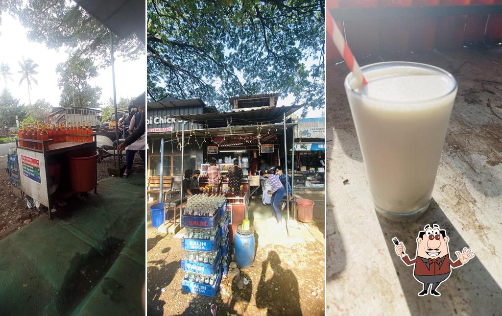 Food at milk and soda sarbath shop