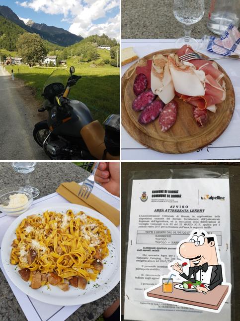 Cibo al Camping Bar Ristorante Lac Lexert