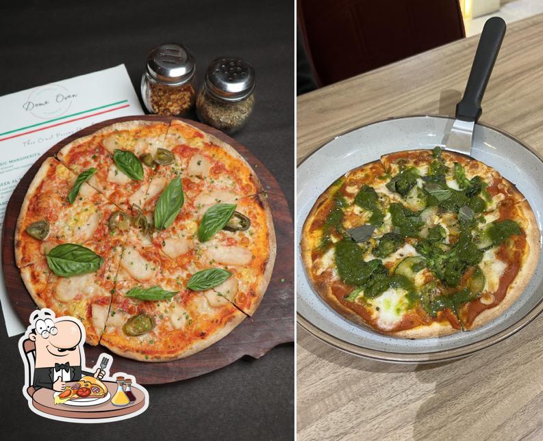 At Dome Oven: A Romantic Cafe, you can try pizza