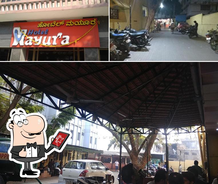 You can get some fresh air outside Hotel Mayura