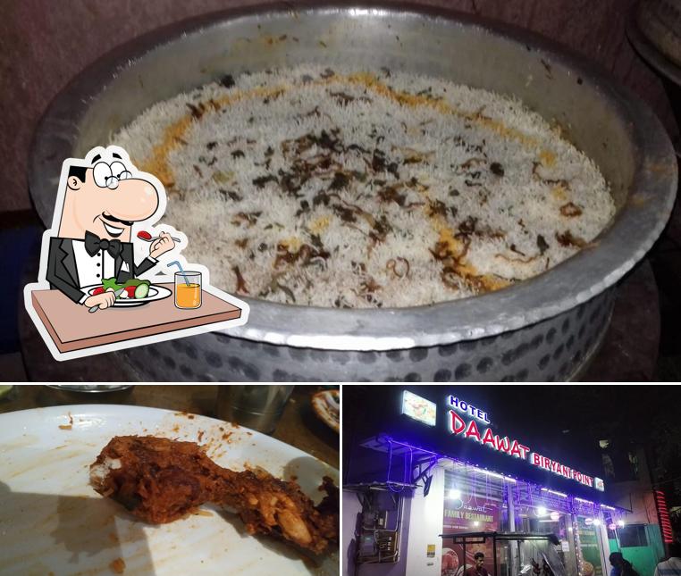 The photo of Hotel dawat biryani point’s food and exterior