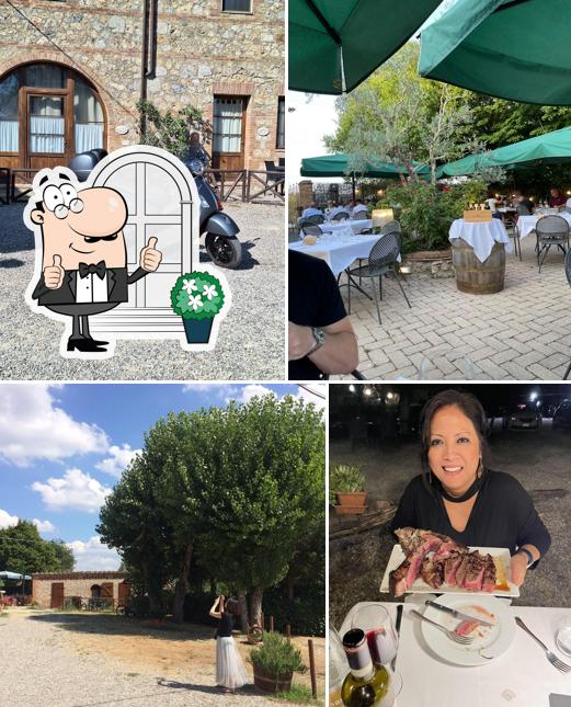 Guarda l'area esterna di Ristorante "Il Grillo Moro"