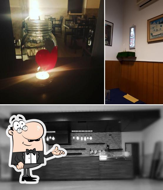Gli interni di Trattoria La Pineta