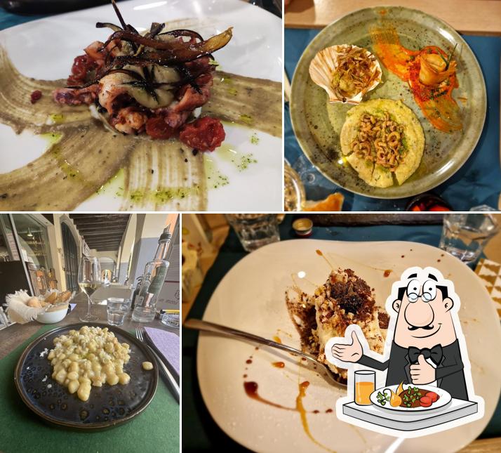 Spezzatino di maiale al Nerodiseppia Bistro' d'Autore