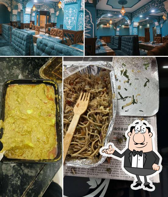 The picture of Pangat Restaurant Hotel Shikhar Palace’s interior and food