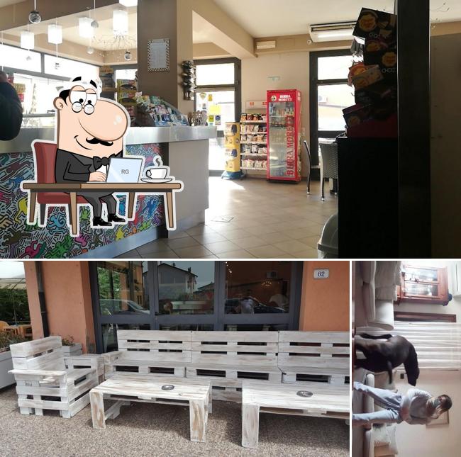 Gli interni di Bar Kombriccola