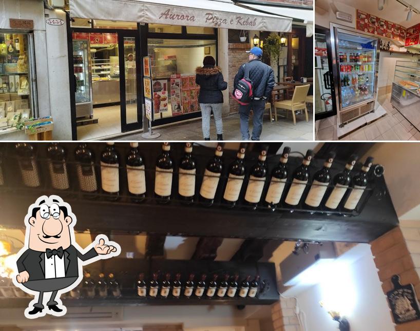 Gli interni di Aurora Pizza & Kebab