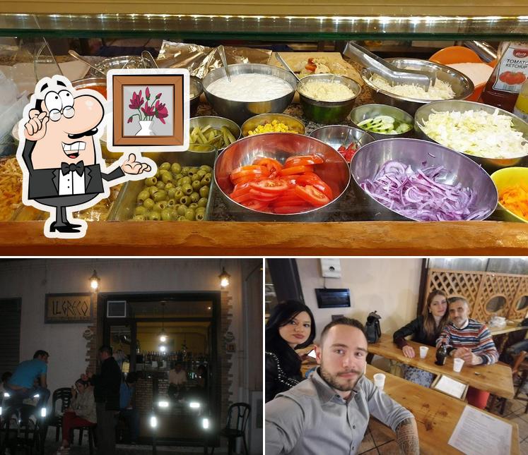 Questa è la foto che presenta la interni e dolce di Il Greco