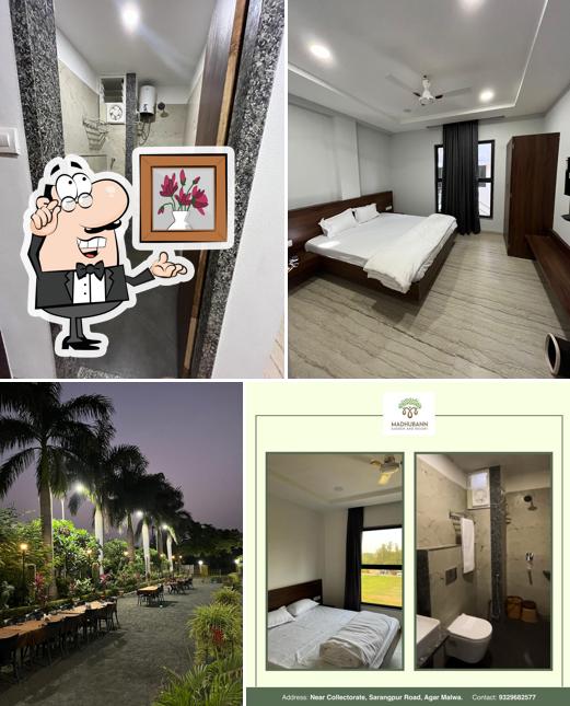 The interior of Madhuban Garden And Resort