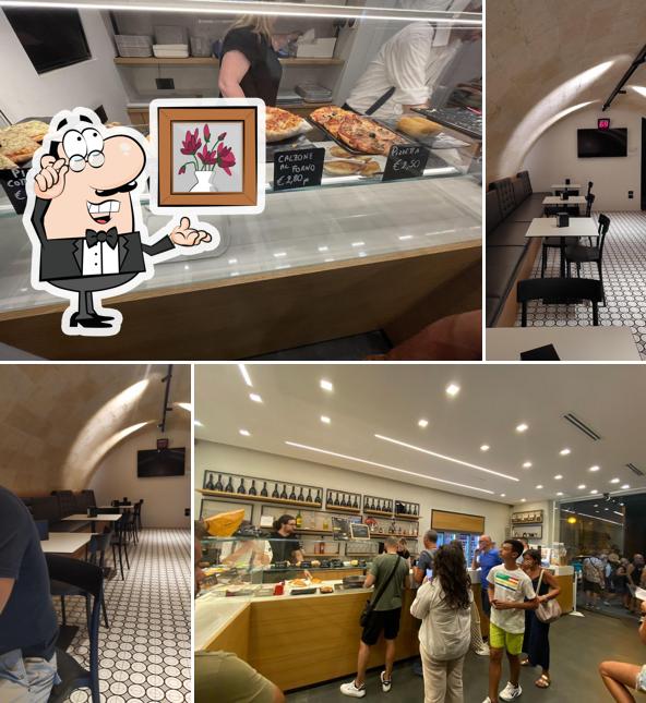 Gli interni di Sottozero - il panzerotto