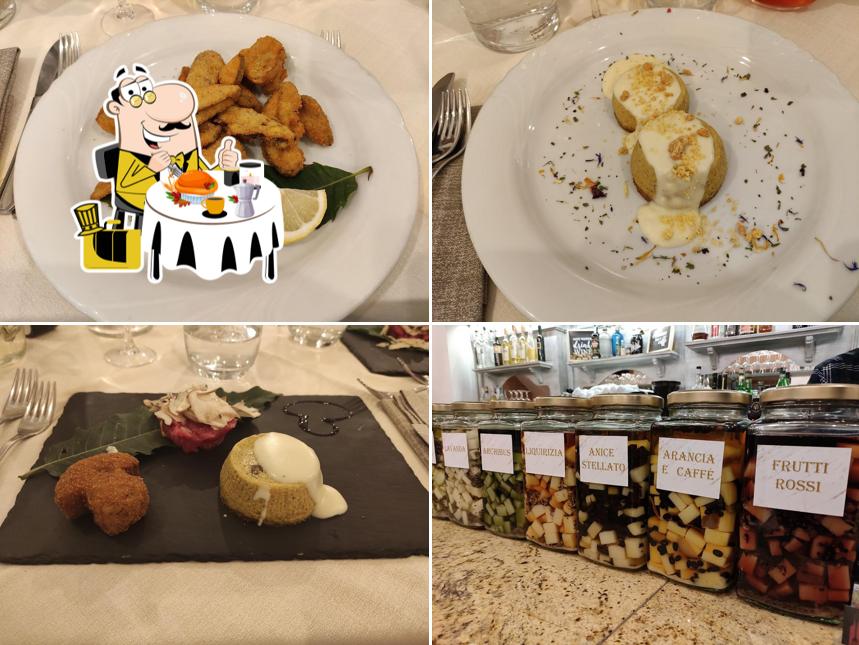 Platti al Trattoria della Buffa