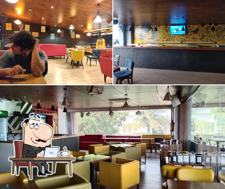Take a seat at one of the tables at Vilasi tipsy resto pub