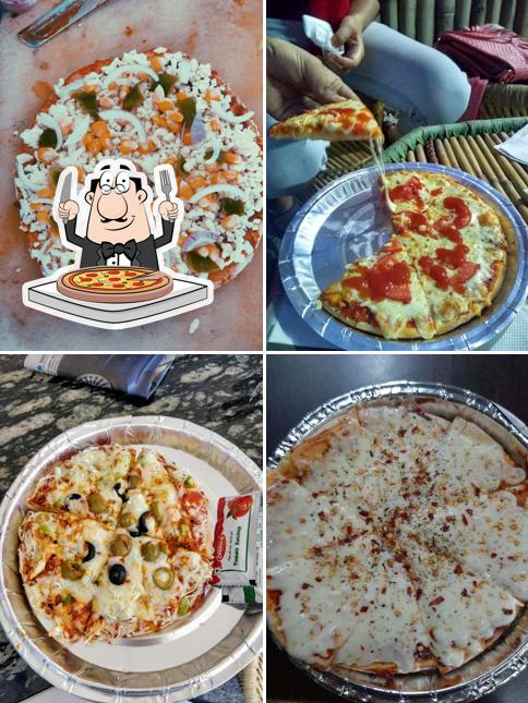 Order different kinds of pizza