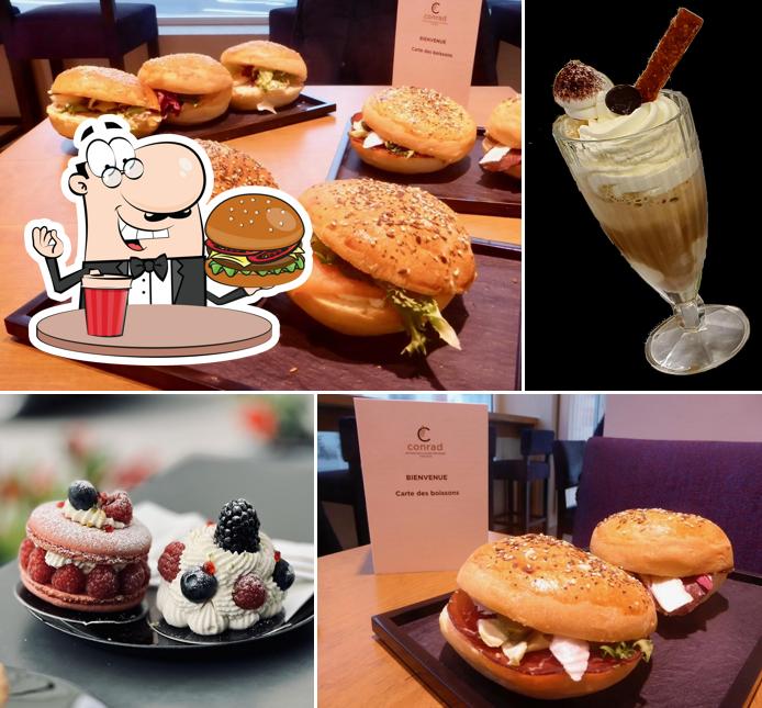 Ordina un hamburger a Conrad