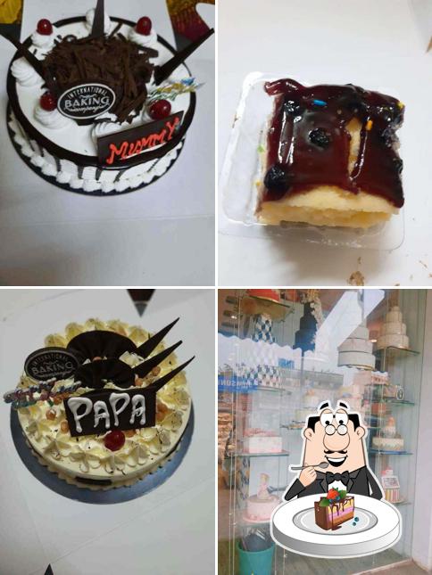 Chocolate cake at International Baking Company