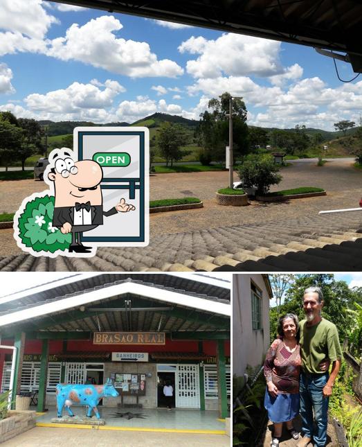 O exterior do Empório e Restaurante Brasão Real