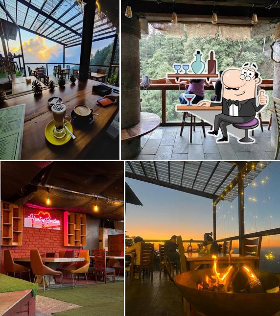 The interior of Heart Of Landour Cafe & Hotel