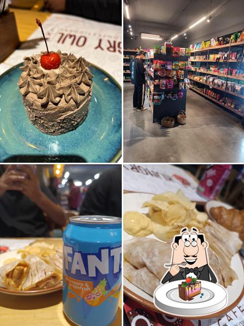 Chocolate cake at Hungry Owl Cafe & Confectionery