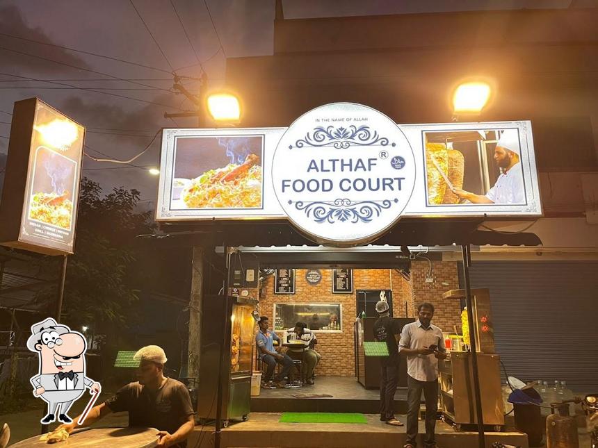 The exterior of Althaf Food Court