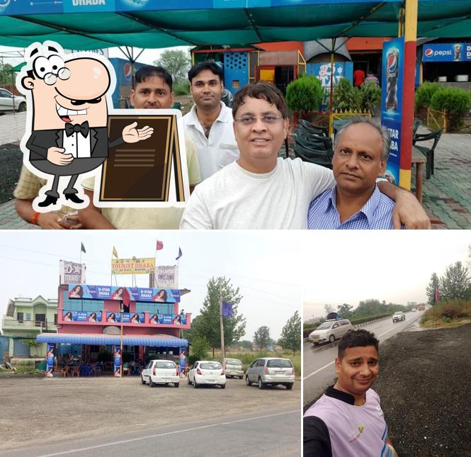 The exterior of D Star Tourist Dhaba, Khwaspura, Rupnagar, Punjab
