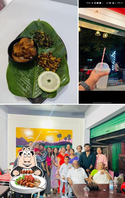 The restaurant's food and beverage