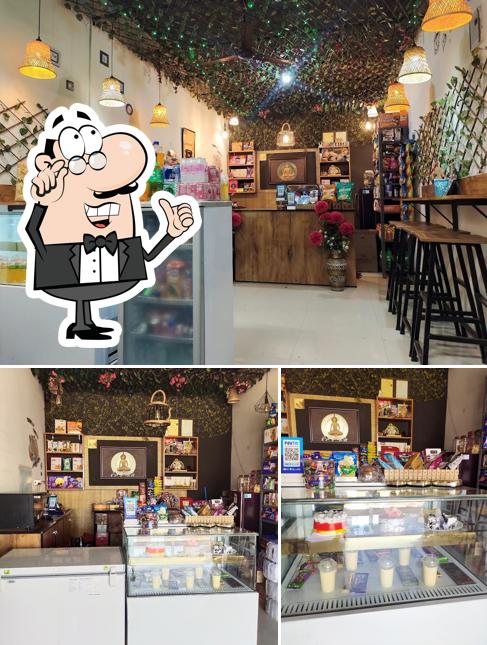 The interior of Mcom Sandwich Girl Cafe