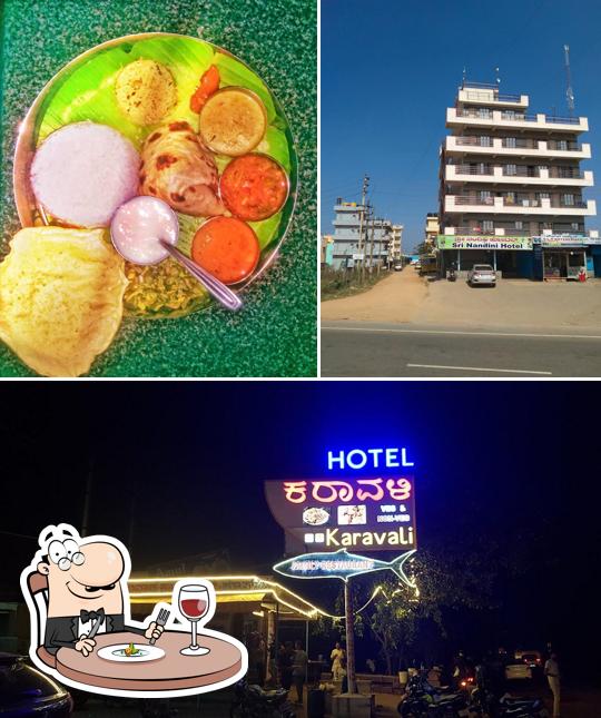 The restaurant's food and exterior