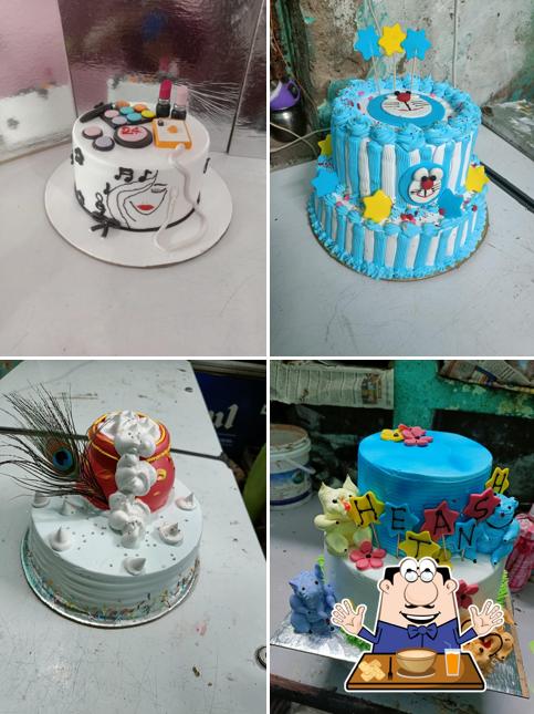 Food at Standard cake bank and fast food
