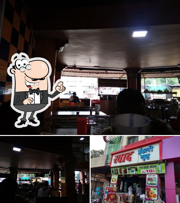 The interior of Swad Idli Gruha