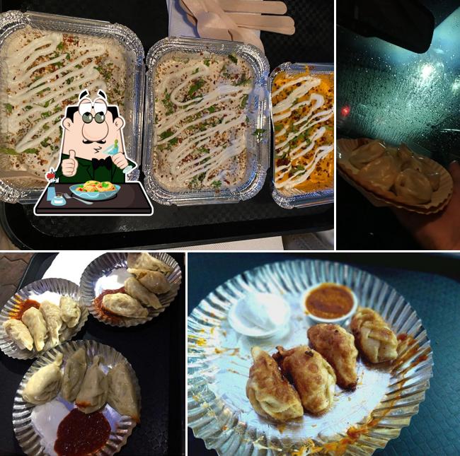 Food at The Momo's Hut