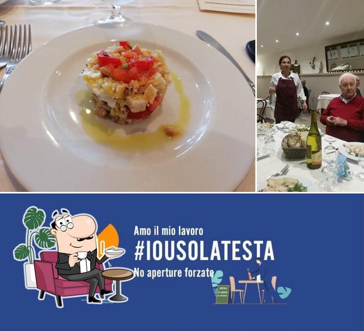 Gli interni di Trattoria Due Archi