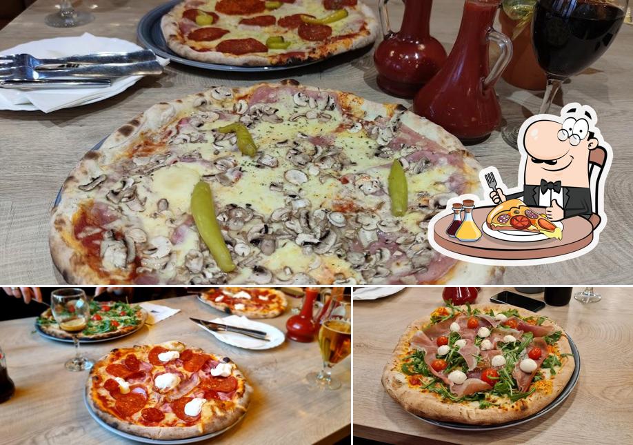 A Pizzeria Lipizzano, puoi goderti una bella pizza