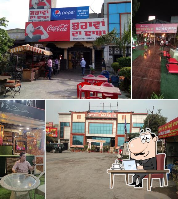 Check out how Brother's Dhaba looks inside