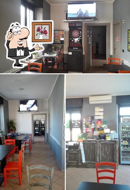 Gli interni di Bar Centocinque