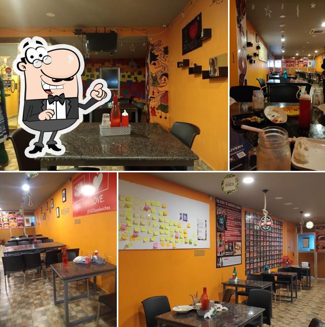 The interior of Sandwich Square At Pondicherry (Dark Kitchen)