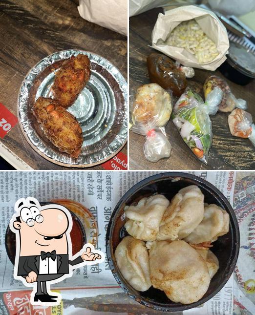 Among different things one can find interior and food at EVENING STAR